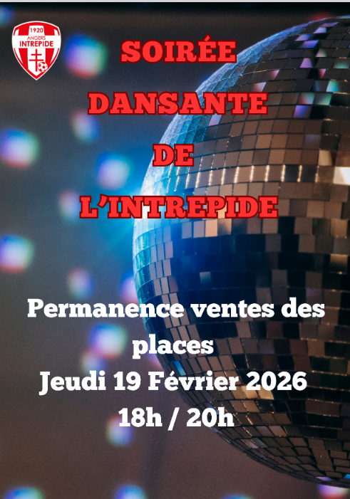 Vente Places soirée dansante