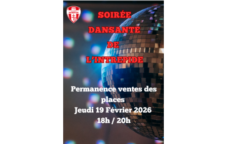 Vente Places soirée dansante