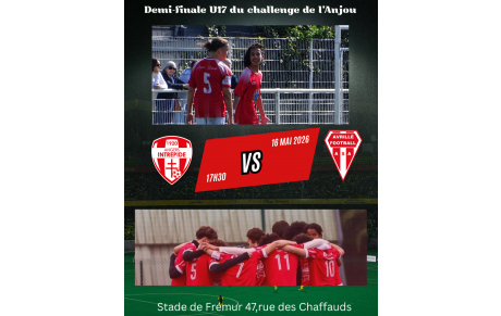 Les u17 en 1/2 Finale !